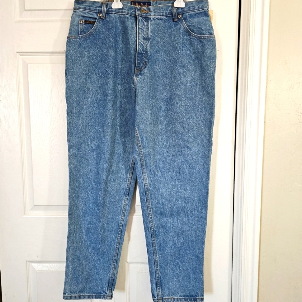 New Delta Burke Denim Jeans 18W Petite Vintage Deadstock Plus Blue‎ Relaxed 90s